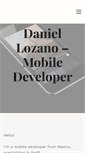 Mobile Screenshot of danielozano.com