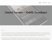 Tablet Screenshot of danielozano.com
